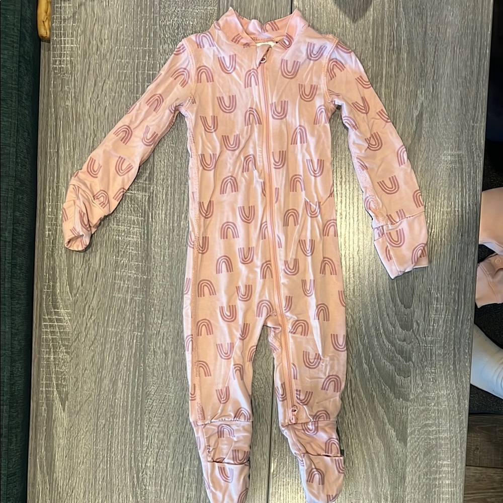 Hanna Andersson Pink Footies One Piece